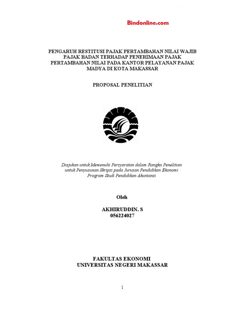 Contoh proposal skripsi akuntansi pdf file